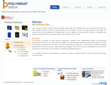 Tablet Screenshot of polywrapindia.com